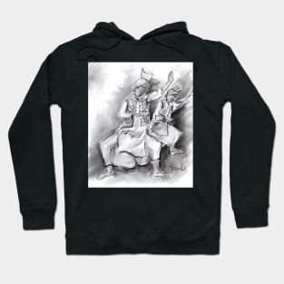 Bhangra dancers grey Hoodie